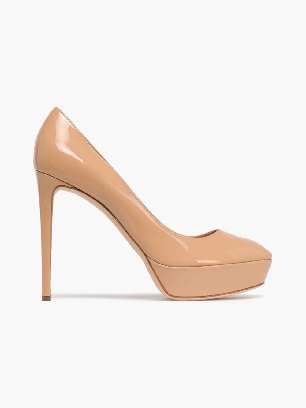 Sergio Rossi Nude Patent Platform Stiletto Pump size 40.5 EU NEW IM BOX